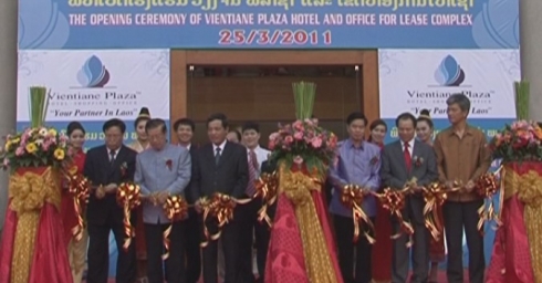 KHAI TRƯƠNG TỔ HỢP KHÁCH SẠN VÀ VĂN PHÒNG CHO THUÊ VIENTIANE PLAZA