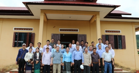 ỦY BAN KINH TẾ CÔNG NGHỆ VÀ MÔI TRƯỜNG CỦA QUỐC HỘI LÀO THĂM VÀ LÀM VIỆC TẠI DỰ ÁN THỦY ĐIỆN XEKAMAN1